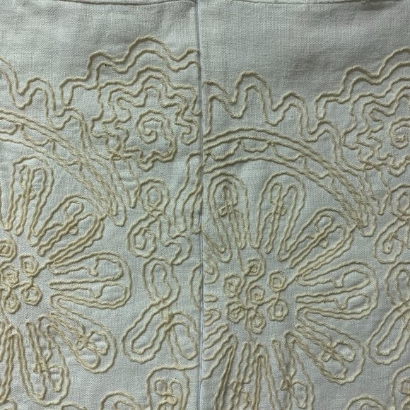 Off White Dress with Tread Work Details - Picture 5 of 5